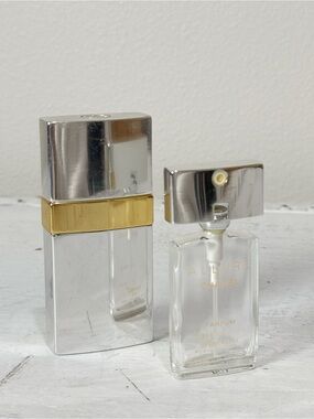Vintage Chanel Allure 7.5 ml Refillable Metal Purse Spray Empty Made France